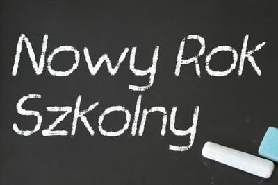 napis nowy rok szkolnty