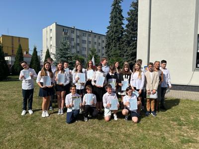 Klasa 6a z wychowawczynią