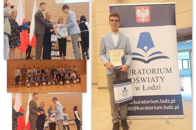 Laureat z dyplomem