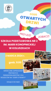 Zaproszenie na dzień drzwi otwartych