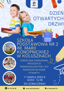 plakat na temat drzwi otwartych