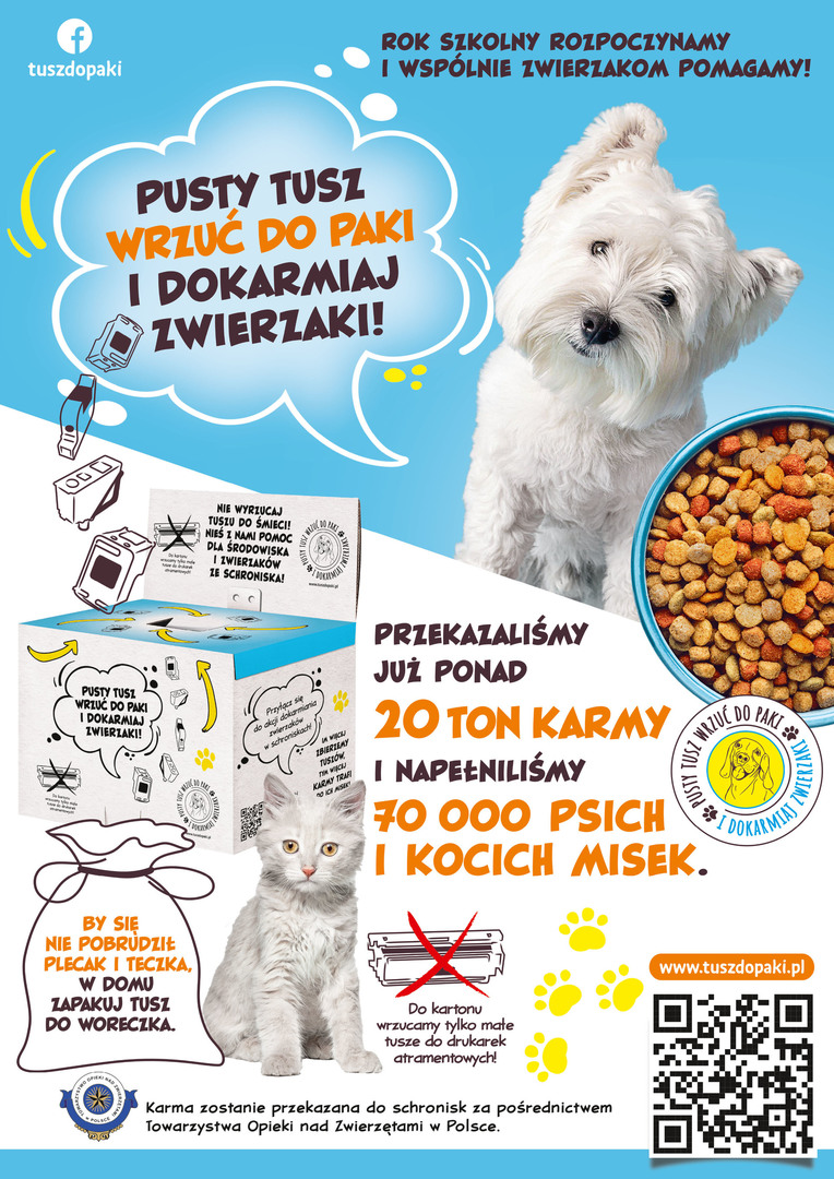 Plakat akcji "TUSZOPAKI"