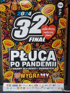 Plakat Wielkiej Orkiestry  Świątecznej Pomocy