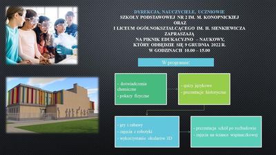 Plakat reklamowy pikniku