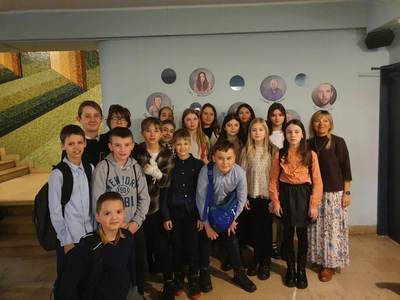 Klasa 5a z wychowawczynią p. Małgorzatą Drabik