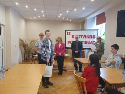 Bartosz Bajer laureat konkursu ortograficznego