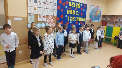 Uczniowie Ib gotowi do występu