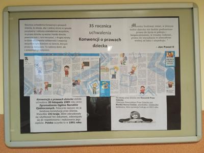 Plakaty wykonane przez przedstawicieli Samorządu 