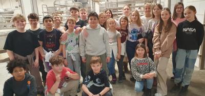 Klasa 4b w piekarni