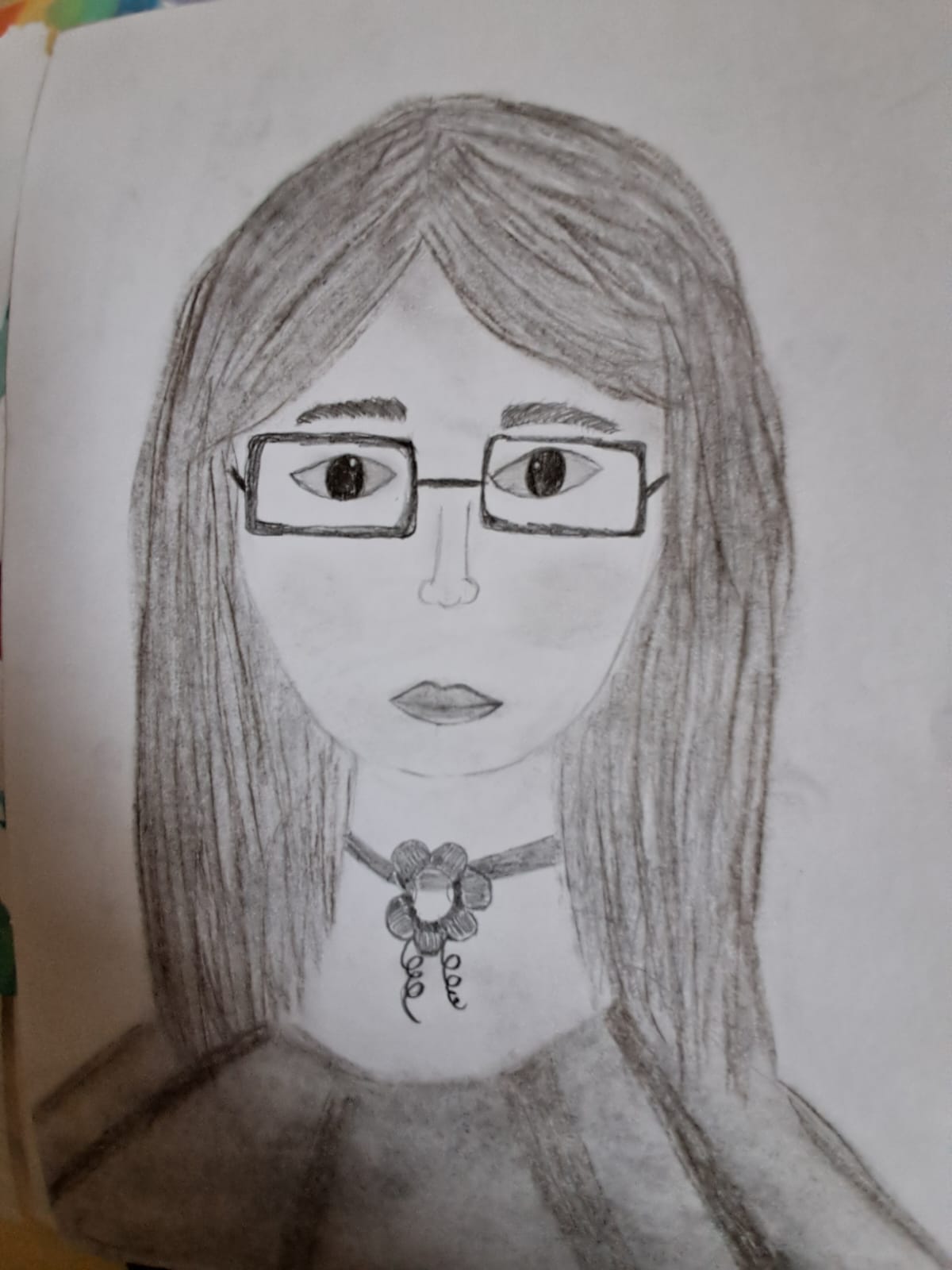 Portret czarno-biały