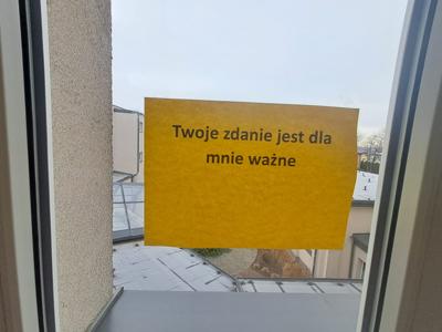 Pozytywne myśli na zapisane kartce