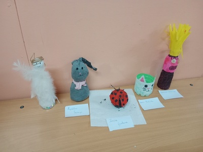 figurki z recyklingu
