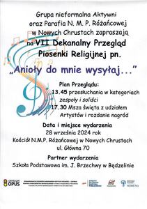 Przegląd piosenki religijnej 