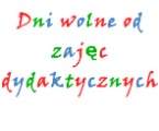 Dni wolne od zajęć dydaktycznych
