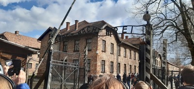 Wycieczka klas ósmych do Oświęcimia 