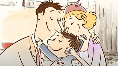 Plakat z filmu "Szczęście Mikołajka"