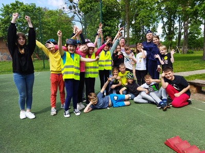 Egzamin na kartę rowerową. 