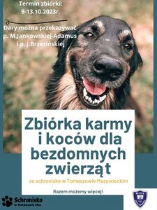 Zbiórka dla zwierzaków.