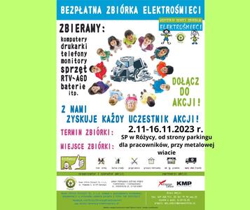 Zbiórka elektrośmieci.