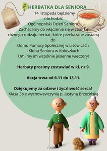 Herbatka dla seniora. 