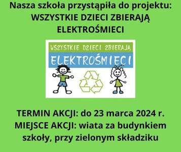 Zbieramy elektrośmieci!!!