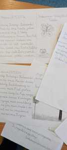 Prezentacja listów napisanych przez uczniów. 