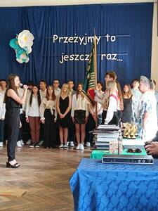 Meldunek Przewodniczącej Szkoły Marceliny Słabej. 