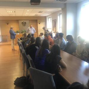 Spotkanie z władzami miasta Koluszki - Panem Burmistrzem Waldemarem Chałatem