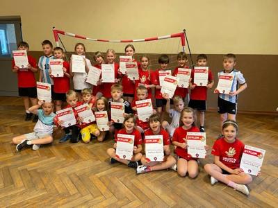 Aktywni sportowcy w naszej szkole. 