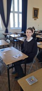 Maja Świątkowska na konkursie. 