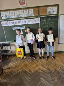 Uczniowie godnie reprezentuja szkołę. 