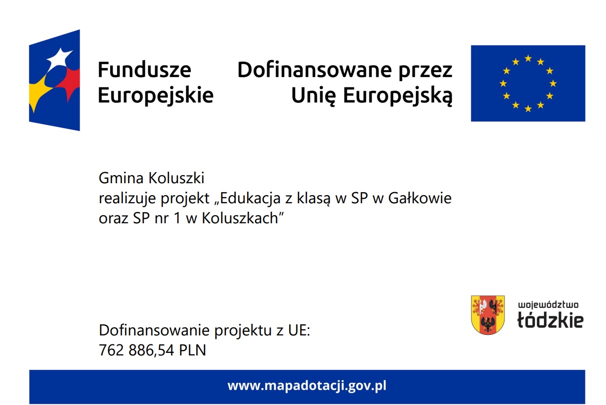 plakat projektu Edukacja z klasą