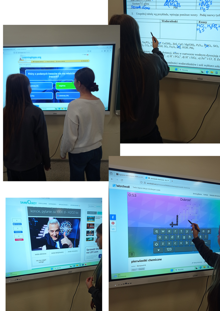 Zajęcia koła chemicznego