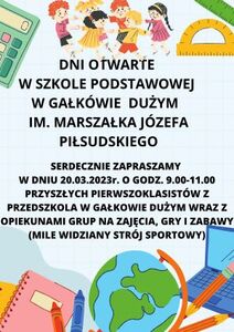 plakat na dni otwarte
