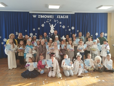 Uczestnicy konkursu recytatorskiego