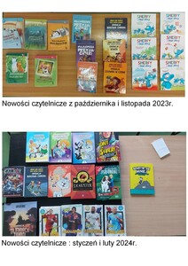 Nowości czytelnicze w bibliotece szkolnej