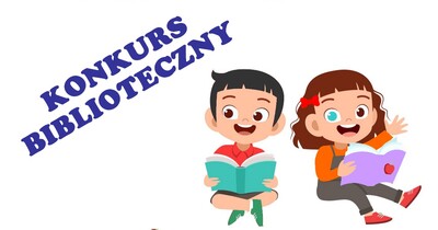 Plakat - konkurs biblioteczny