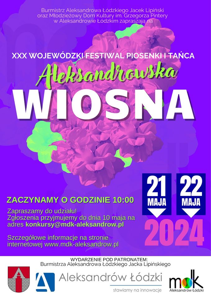 plakat XXX Festiwalu piosenki i tańca