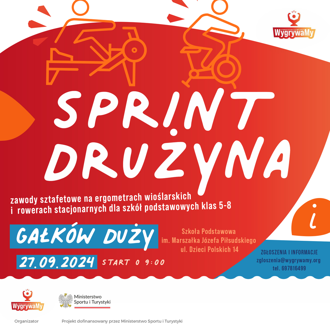 plakat Sprint Drużyna