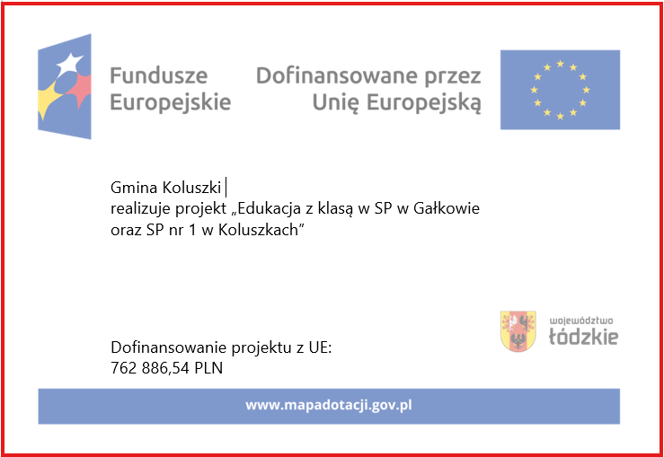 plakat projektu edukacja z klasą