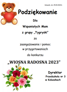 Pięknie dziękujemy