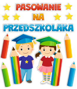 Zdjęcie - pasowanie na przedszkolaka. 