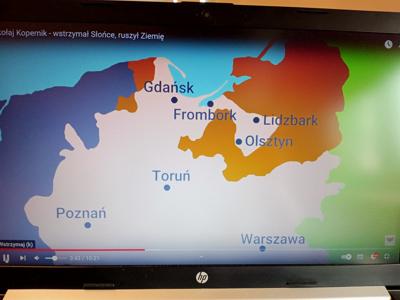 Mikołaj Kopernik- nie tylko astronom! Lekcja języka rosyjskiego w ramach programu "Szkoła Przyjaciół Kopernika"