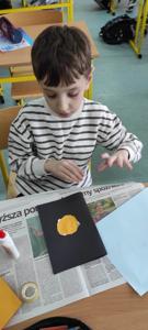 Kartki urodzinowe dla Kopernika, lekcja w ramach programu "Szkoła Przyjaciół Mikołaja Kopernika"