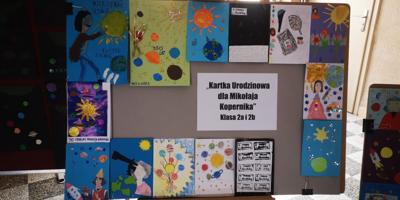 Kartki urodzinowe dla Kopernika, lekcja w ramach programu "Szkoła Przyjaciół Mikołaja Kopernika"
