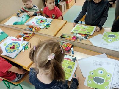 Kosmiczna logopedia, lekcja w ramach programu "Szkoła Przyjaciół Kopernika"