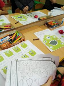 Kosmiczna logopedia, lekcja w ramach programu "Szkoła Przyjaciół Kopernika"