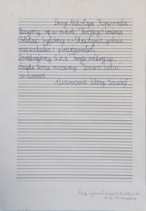 Karta dla Mikołaja Kopernika
