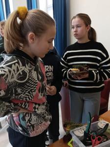 Bożonarodzeniowe warsztaty klasy 5c zorganizowane przez GOKSiR w Goworowie