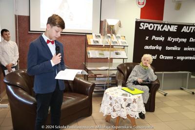 Spotkanie autorskie z Krystyną Drabot